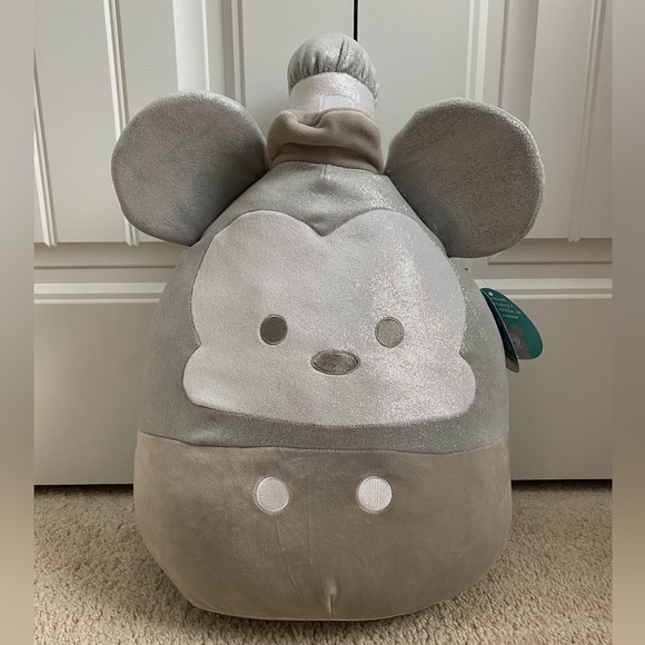 Squishmallows Other - Disney 100 NWT Steamboat‎ Willie Mickey Mouse Squishmallow